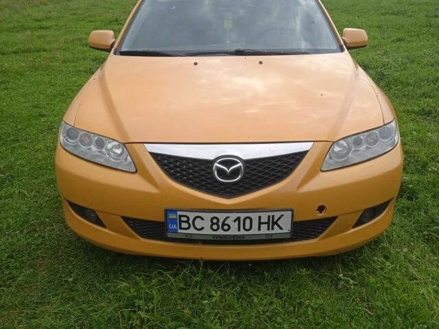 Желтый Мазда 6, объемом двигателя 2 л и пробегом 133 тыс. км за 3700 $, фото 2 на Automoto.ua