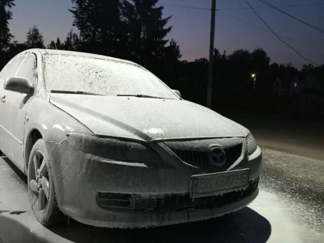 Серый Мазда 6, объемом двигателя 1.8 л и пробегом 314 тыс. км за 1850 $, фото 1 на Automoto.ua