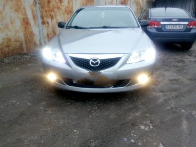 Серый Мазда 6, объемом двигателя 2 л и пробегом 178 тыс. км за 4800 $, фото 2 на Automoto.ua