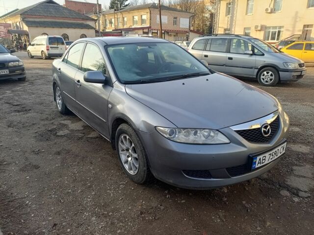 Серый Мазда 6, объемом двигателя 1.8 л и пробегом 350 тыс. км за 3800 $, фото 1 на Automoto.ua