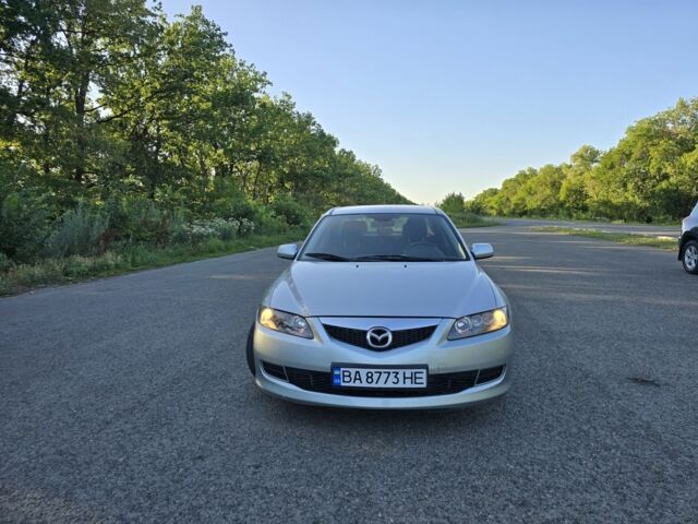 Серый Мазда 6, объемом двигателя 2 л и пробегом 213 тыс. км за 3350 $, фото 1 на Automoto.ua