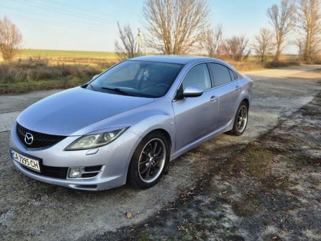 Серый Мазда 6, объемом двигателя 2 л и пробегом 213 тыс. км за 7500 $, фото 1 на Automoto.ua