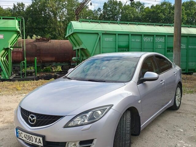 Серый Мазда 6, объемом двигателя 2 л и пробегом 245 тыс. км за 6700 $, фото 1 на Automoto.ua