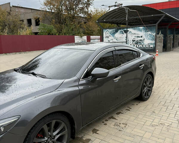 Серый Мазда 6, объемом двигателя 2.49 л и пробегом 177 тыс. км за 13500 $, фото 1 на Automoto.ua