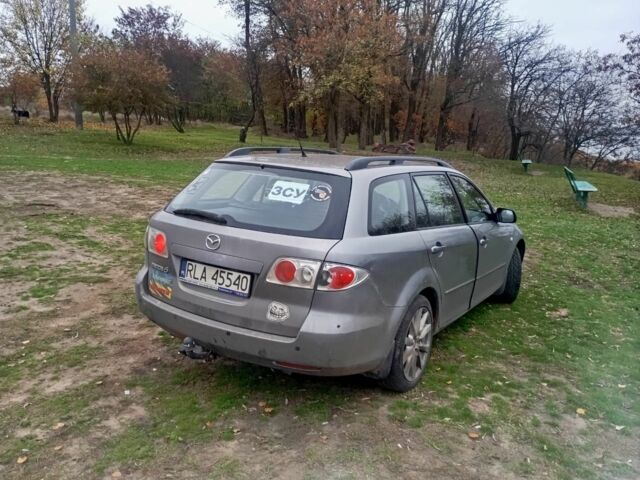 Серый Мазда 6, объемом двигателя 2 л и пробегом 296 тыс. км за 3300 $, фото 4 на Automoto.ua