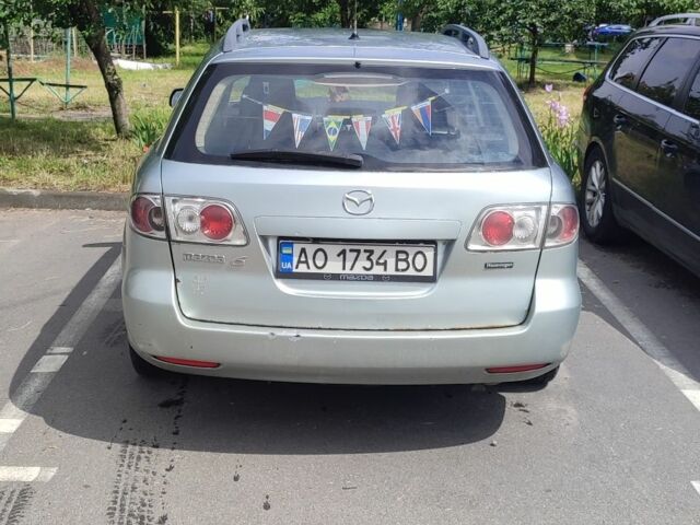 Серый Мазда 6, объемом двигателя 2 л и пробегом 400 тыс. км за 2600 $, фото 3 на Automoto.ua
