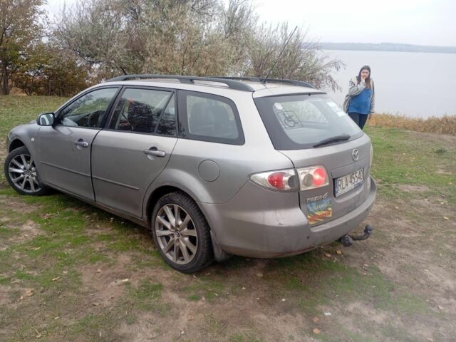 Серый Мазда 6, объемом двигателя 2 л и пробегом 296 тыс. км за 3300 $, фото 3 на Automoto.ua