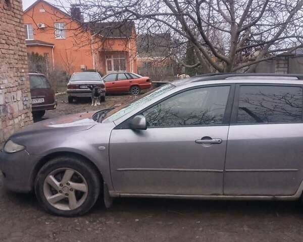 Серый Мазда 6, объемом двигателя 2 л и пробегом 300 тыс. км за 3000 $, фото 1 на Automoto.ua
