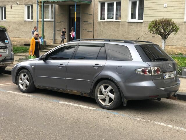 Серый Мазда 6, объемом двигателя 2 л и пробегом 306 тыс. км за 3200 $, фото 5 на Automoto.ua