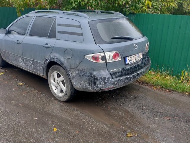 Серый Мазда 6, объемом двигателя 2 л и пробегом 360 тыс. км за 1200 $, фото 2 на Automoto.ua