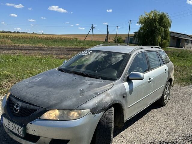 Серый Мазда 6, объемом двигателя 2 л и пробегом 350 тыс. км за 716 $, фото 2 на Automoto.ua