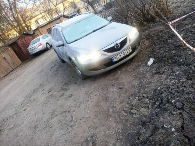 Серый Мазда 6, объемом двигателя 2 л и пробегом 298 тыс. км за 2900 $, фото 4 на Automoto.ua