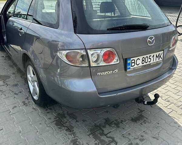 Серый Мазда 6, объемом двигателя 2 л и пробегом 260 тыс. км за 3900 $, фото 3 на Automoto.ua