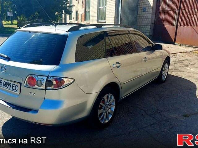 Серый Мазда 6, объемом двигателя 2 л и пробегом 219 тыс. км за 4500 $, фото 1 на Automoto.ua