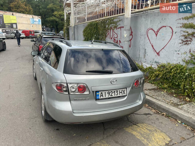 Серый Мазда 6, объемом двигателя 2 л и пробегом 285 тыс. км за 3000 $, фото 2 на Automoto.ua
