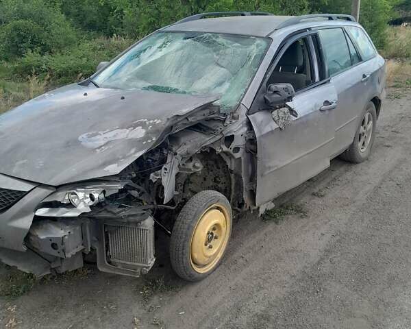 Серый Мазда 6, объемом двигателя 2 л и пробегом 250 тыс. км за 1700 $, фото 3 на Automoto.ua