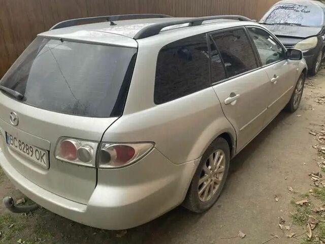 Серый Мазда 6, объемом двигателя 2 л и пробегом 390 тыс. км за 1600 $, фото 1 на Automoto.ua