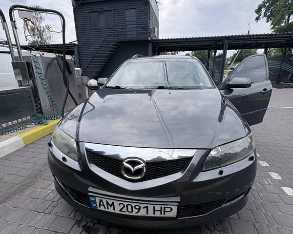 Серый Мазда 6, объемом двигателя 1.8 л и пробегом 320 тыс. км за 4500 $, фото 2 на Automoto.ua