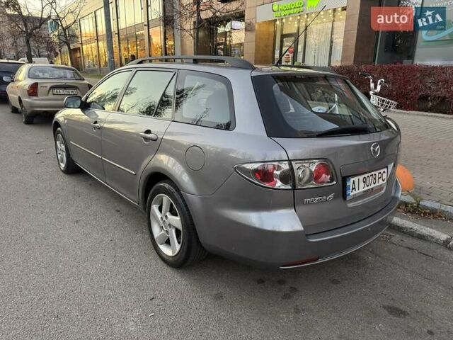 Серый Мазда 6, объемом двигателя 2 л и пробегом 245 тыс. км за 5700 $, фото 2 на Automoto.ua