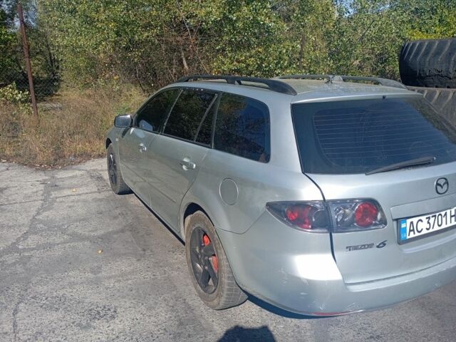 Серый Мазда 6, объемом двигателя 2 л и пробегом 350 тыс. км за 2500 $, фото 1 на Automoto.ua