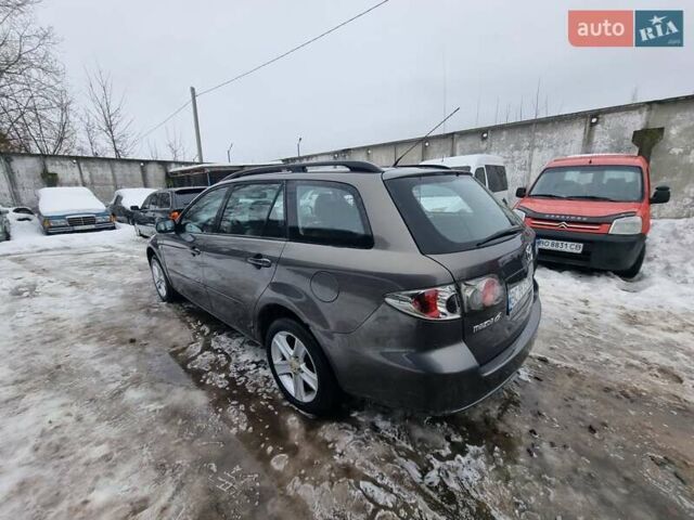 Серый Мазда 6, объемом двигателя 2 л и пробегом 274 тыс. км за 3550 $, фото 2 на Automoto.ua