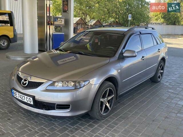 Серый Мазда 6, объемом двигателя 2 л и пробегом 325 тыс. км за 4999 $, фото 1 на Automoto.ua