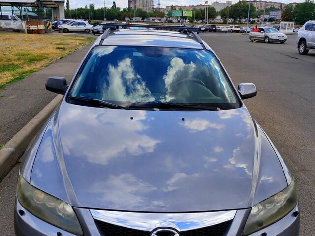 Серый Мазда 6, объемом двигателя 2 л и пробегом 307 тыс. км за 4500 $, фото 1 на Automoto.ua