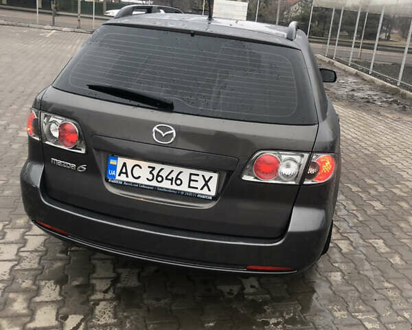 Серый Мазда 6, объемом двигателя 2 л и пробегом 214 тыс. км за 4800 $, фото 4 на Automoto.ua