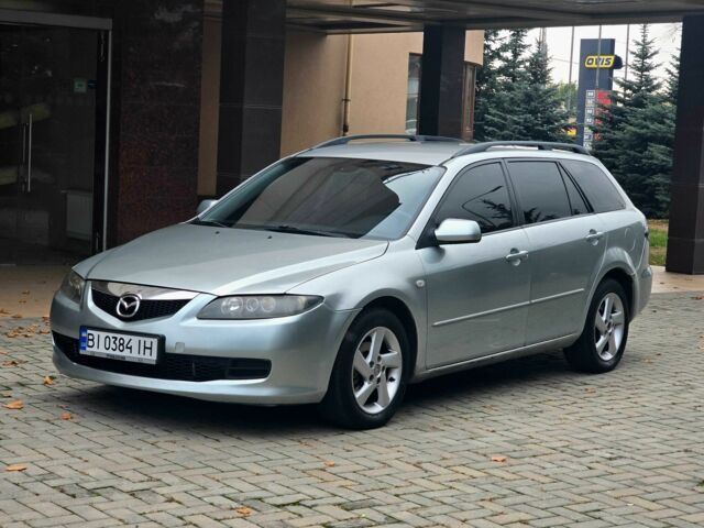 Серый Мазда 6, объемом двигателя 2 л и пробегом 200 тыс. км за 3600 $, фото 1 на Automoto.ua