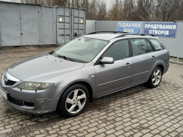 Серый Мазда 6, объемом двигателя 2 л и пробегом 360 тыс. км за 3500 $, фото 1 на Automoto.ua
