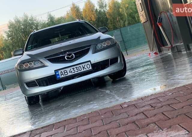 Серый Мазда 6, объемом двигателя 1.8 л и пробегом 236 тыс. км за 4200 $, фото 2 на Automoto.ua