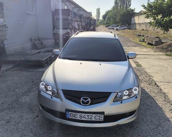 Серый Мазда 6, объемом двигателя 2 л и пробегом 367 тыс. км за 5000 $, фото 2 на Automoto.ua