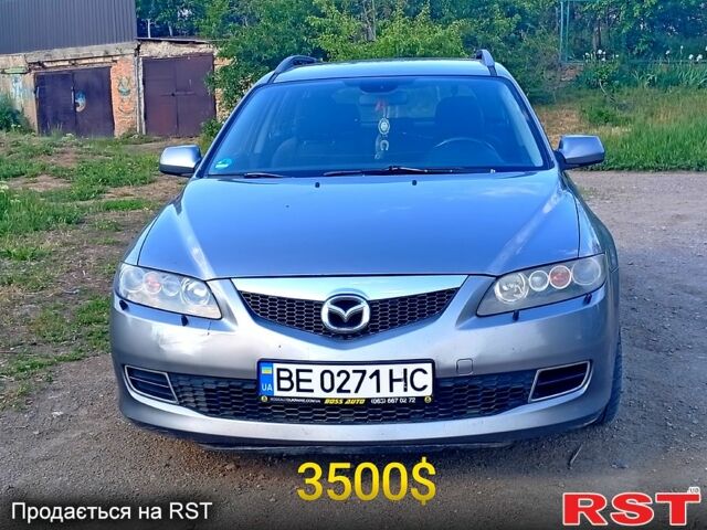 Серый Мазда 6, объемом двигателя 2 л и пробегом 280 тыс. км за 3500 $, фото 1 на Automoto.ua