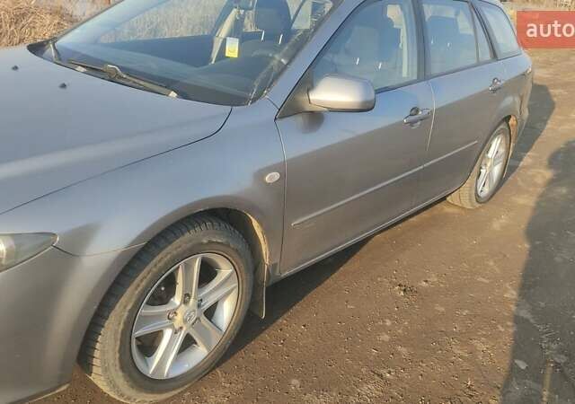 Сірий Мазда 6, об'ємом двигуна 2 л та пробігом 388 тис. км за 3800 $, фото 3 на Automoto.ua