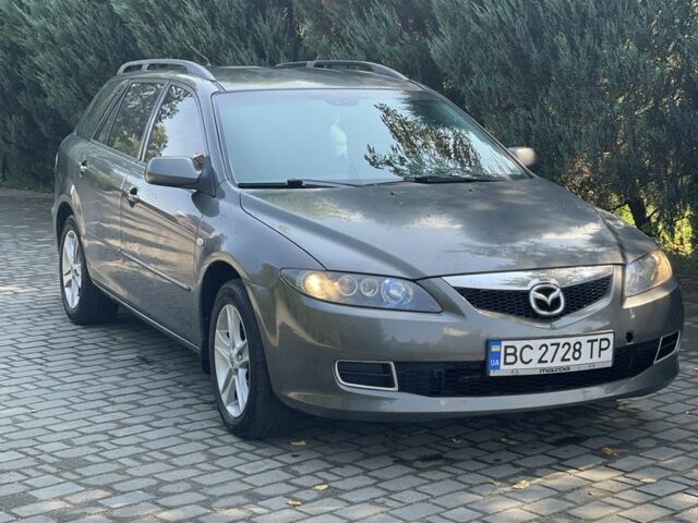Серый Мазда 6, объемом двигателя 2 л и пробегом 377 тыс. км за 3800 $, фото 2 на Automoto.ua