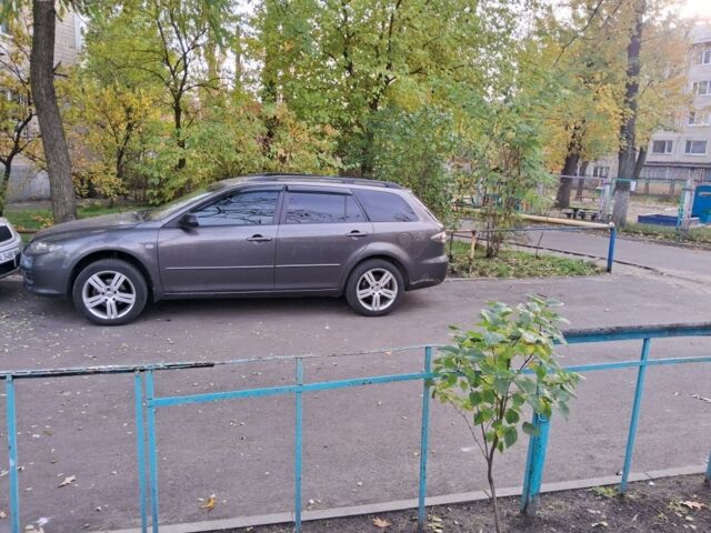 Серый Мазда 6, объемом двигателя 1.8 л и пробегом 192 тыс. км за 5200 $, фото 2 на Automoto.ua