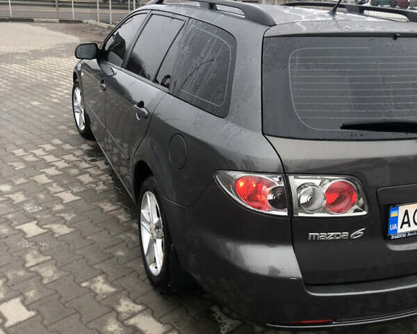 Серый Мазда 6, объемом двигателя 2 л и пробегом 214 тыс. км за 4800 $, фото 3 на Automoto.ua