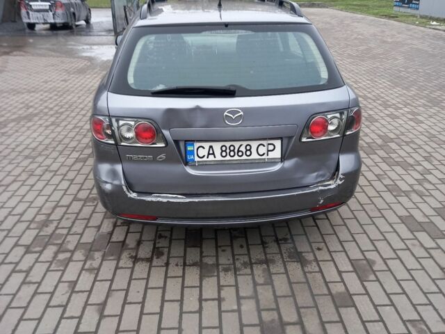Серый Мазда 6, объемом двигателя 2 л и пробегом 360 тыс. км за 3500 $, фото 2 на Automoto.ua