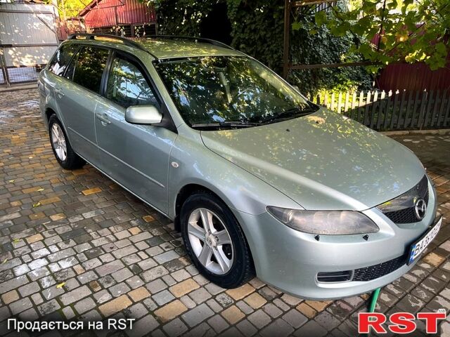 Серый Мазда 6, объемом двигателя 2 л и пробегом 215 тыс. км за 4100 $, фото 1 на Automoto.ua