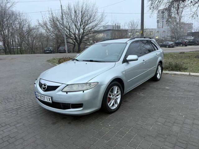 Серый Мазда 6, объемом двигателя 2 л и пробегом 280 тыс. км за 4500 $, фото 1 на Automoto.ua