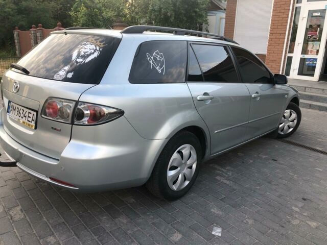 Сірий Мазда 6, об'ємом двигуна 2 л та пробігом 184 тис. км за 5900 $, фото 4 на Automoto.ua