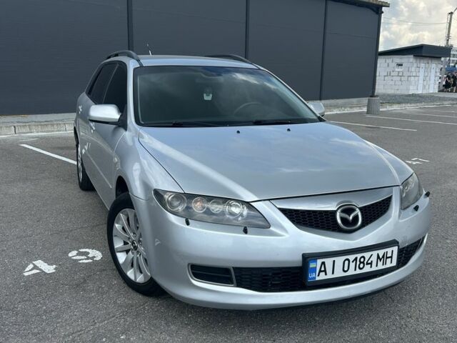 Серый Мазда 6, объемом двигателя 2 л и пробегом 218 тыс. км за 5250 $, фото 1 на Automoto.ua