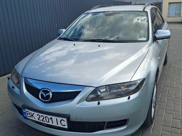 Серый Мазда 6, объемом двигателя 2 л и пробегом 224 тыс. км за 5300 $, фото 1 на Automoto.ua
