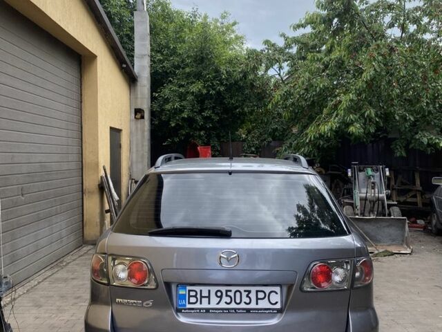 Сірий Мазда 6, об'ємом двигуна 2 л та пробігом 221 тис. км за 3850 $, фото 1 на Automoto.ua
