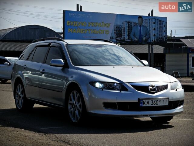 Серый Мазда 6, объемом двигателя 2 л и пробегом 263 тыс. км за 4500 $, фото 1 на Automoto.ua