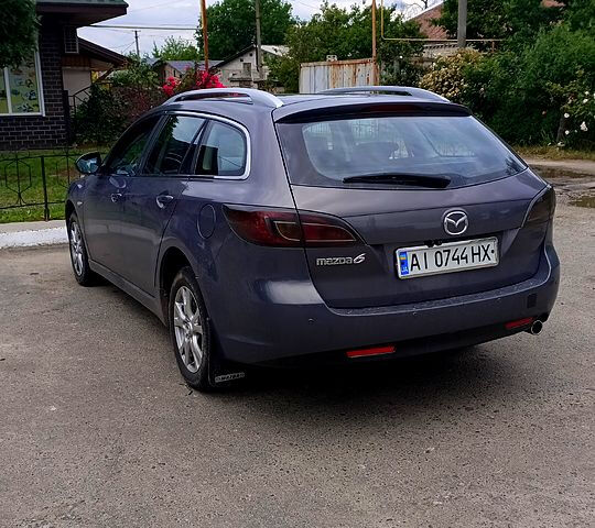 Серый Мазда 6, объемом двигателя 2 л и пробегом 280 тыс. км за 6200 $, фото 1 на Automoto.ua