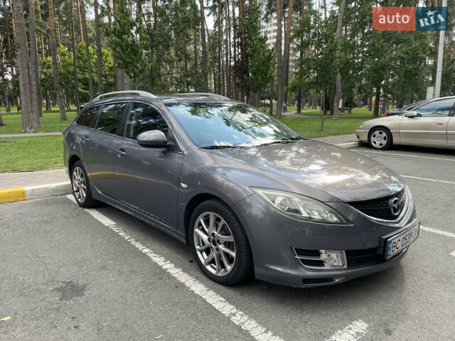 Серый Мазда 6, объемом двигателя 2 л и пробегом 187 тыс. км за 7450 $, фото 2 на Automoto.ua