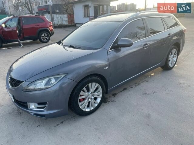 Серый Мазда 6, объемом двигателя 2 л и пробегом 385 тыс. км за 5500 $, фото 2 на Automoto.ua