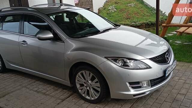 Серый Мазда 6, объемом двигателя 2 л и пробегом 276 тыс. км за 6450 $, фото 1 на Automoto.ua