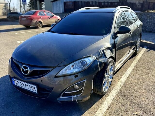Серый Мазда 6, объемом двигателя 2.2 л и пробегом 370 тыс. км за 4650 $, фото 2 на Automoto.ua